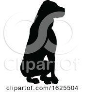 Poster, Art Print Of Silhouetted Dog