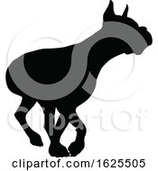 Poster, Art Print Of Silhouetted Dog