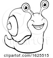 Snail Cartoon Character by AtStockIllustration