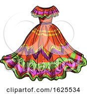 Poster, Art Print Of Mexican Dress
