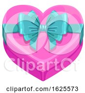 Poster, Art Print Of Valentines Day Heart Shaped Gift Box