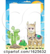 Border Of A Llama By Cactus by visekart