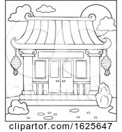 Poster, Art Print Of Black And White Chinese Temple