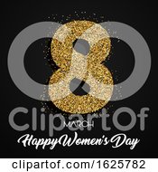 Glitter Womens Day Background