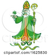 Poster, Art Print Of Saint Patrick Chasing A Snake