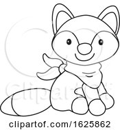 Poster, Art Print Of Black And White Toy Fox