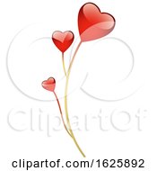 Poster, Art Print Of Red Valentines Day Hearts