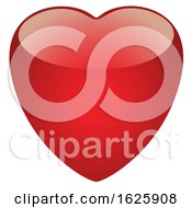 Poster, Art Print Of Red Valentines Day Heart