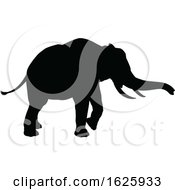 Poster, Art Print Of Elephant Safari Animal Silhouette