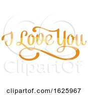 Poster, Art Print Of Valentines Day I Love You Design