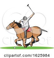 Poster, Art Print Of Horseback Polo Player