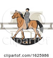Poster, Art Print Of Horseback Equestrian