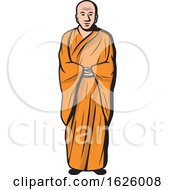 Poster, Art Print Of Monk