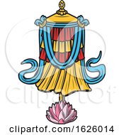 Buddhist Dhvaja Victory Banner by Vector Tradition SM