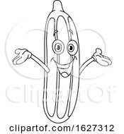 Poster, Art Print Of Black And White Cucumber