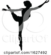 Ballet Dancer Dancing Silhouette