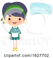 Happy Cleaning Asking if You Need Help by Melisende Vector #COLLC1627702-0068