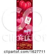 Poster, Art Print Of Valentines Day Vertical Website Banner