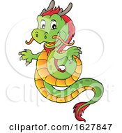 Poster, Art Print Of Green Chinese Dragon