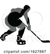 Poster, Art Print Of Hockey Sports Player Silhouettes