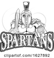 Poster, Art Print Of Spartan Trojan Golf Sports Mascot