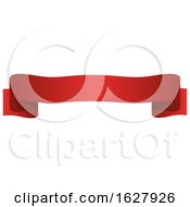Red Ribbon Banner Design Element