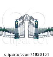 Wrought Iron Gate by Pushkin