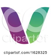 Poster, Art Print Of Letter V Logo