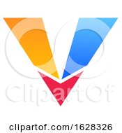 Poster, Art Print Of Letter V Logo