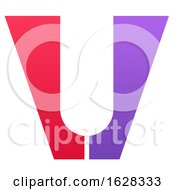 Poster, Art Print Of Letter V Logo