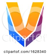 Poster, Art Print Of Letter V Logo