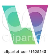 Poster, Art Print Of Letter V Logo