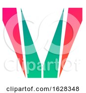 Poster, Art Print Of Letter V Logo