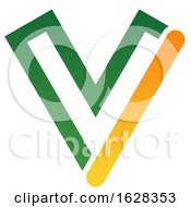 Poster, Art Print Of Letter V Logo