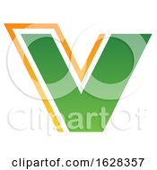 Poster, Art Print Of Letter V Logo