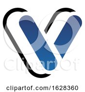 Poster, Art Print Of Letter V Logo