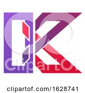 Poster, Art Print Of Letter K Logo