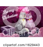 Valentines Day Cat Couple