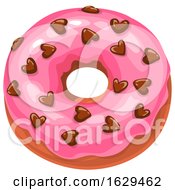 Poster, Art Print Of Valentines Day Donut