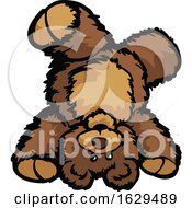 Poster, Art Print Of Teddy Bear Doing A Hand Stand