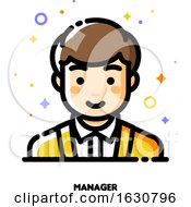 Poster, Art Print Of Male User Avatar Of Manager