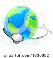 Concept Stethoscope Earth World Globe Health by AtStockIllustration
