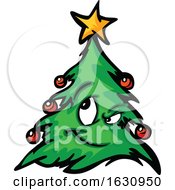 Poster, Art Print Of Christmas Tree Mascot Character