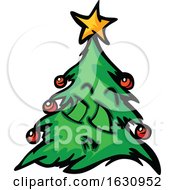 Christmas Tree Mascot Character