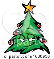 Poster, Art Print Of Christmas Tree Mascot Character