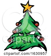 Christmas Tree Mascot Character