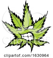 Cannabis Marijuana Pot Leaf Weed Mascot Character