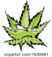 Poster, Art Print Of Cannabis Marijuana Pot Leaf Weed Mascot Character