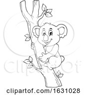 Koala In A Tree by visekart