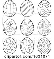 Black And White Easter Eggs